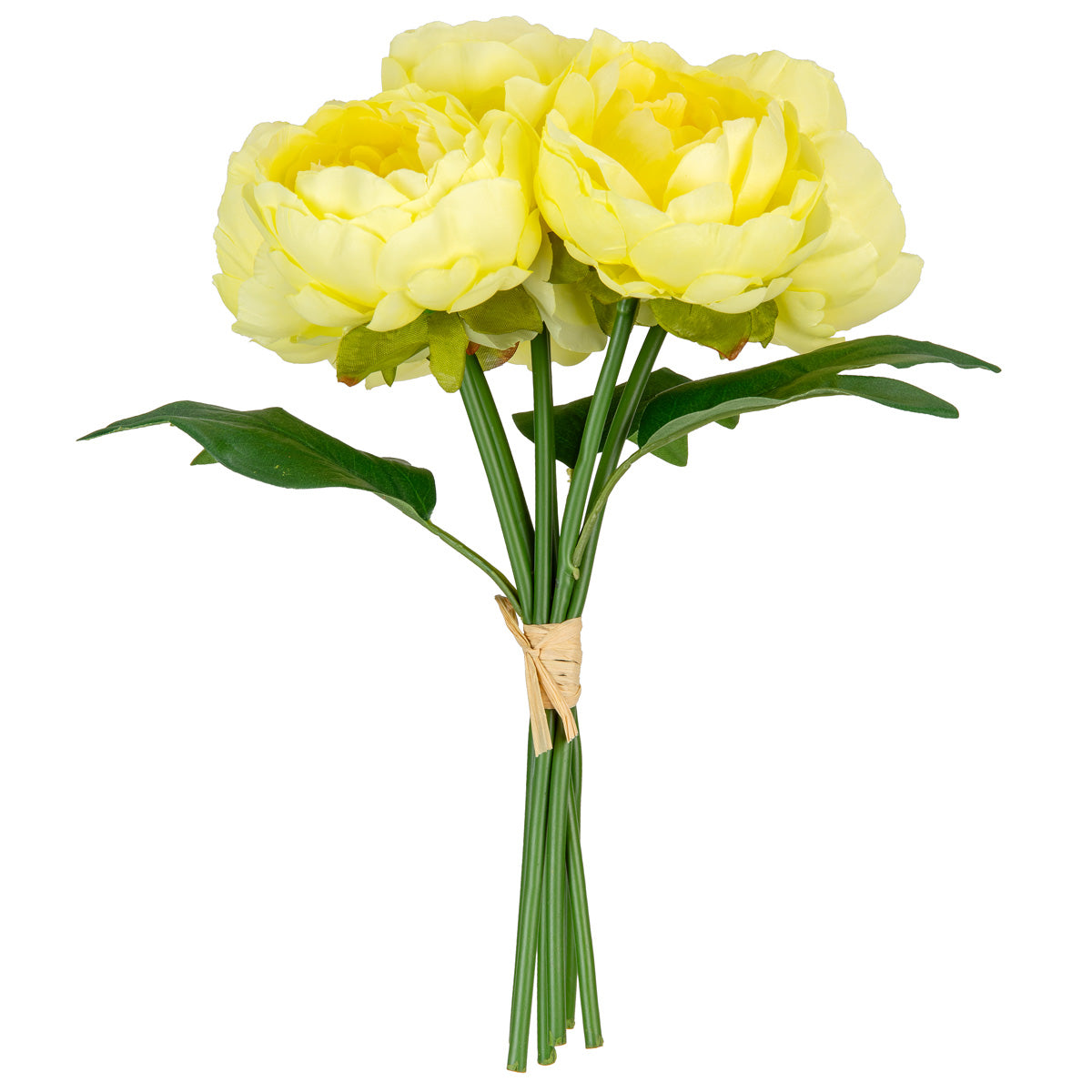 Princess Peony Bunch x 6 Light Yellow image 1
