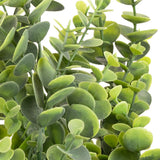 Plastic Eucalyptus Bush Large x 9 Olive Green image 2