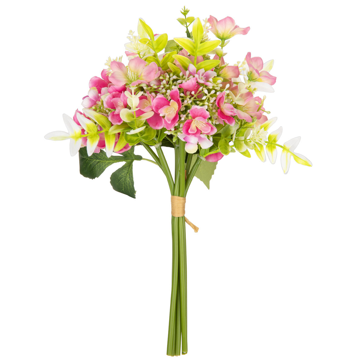 Hand Tied Hydrangea Bunch Pink image 0