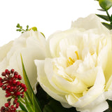 Peony Eucalyptus Bush 49cm White image 1