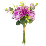 Hand Tied Rose Dahlia Bunch Lilac image 0