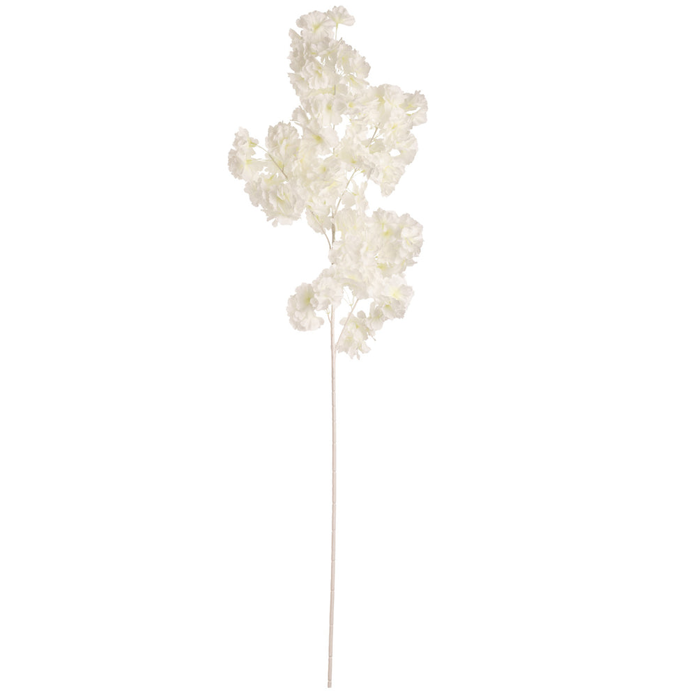 Blossom Spray with White Stem White image 0