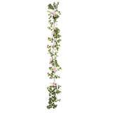 Eucalyptus Garland with Wild Rose Pink image 2