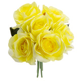 Eugenie Rose Bunch x 6 Pale Yellow image 1