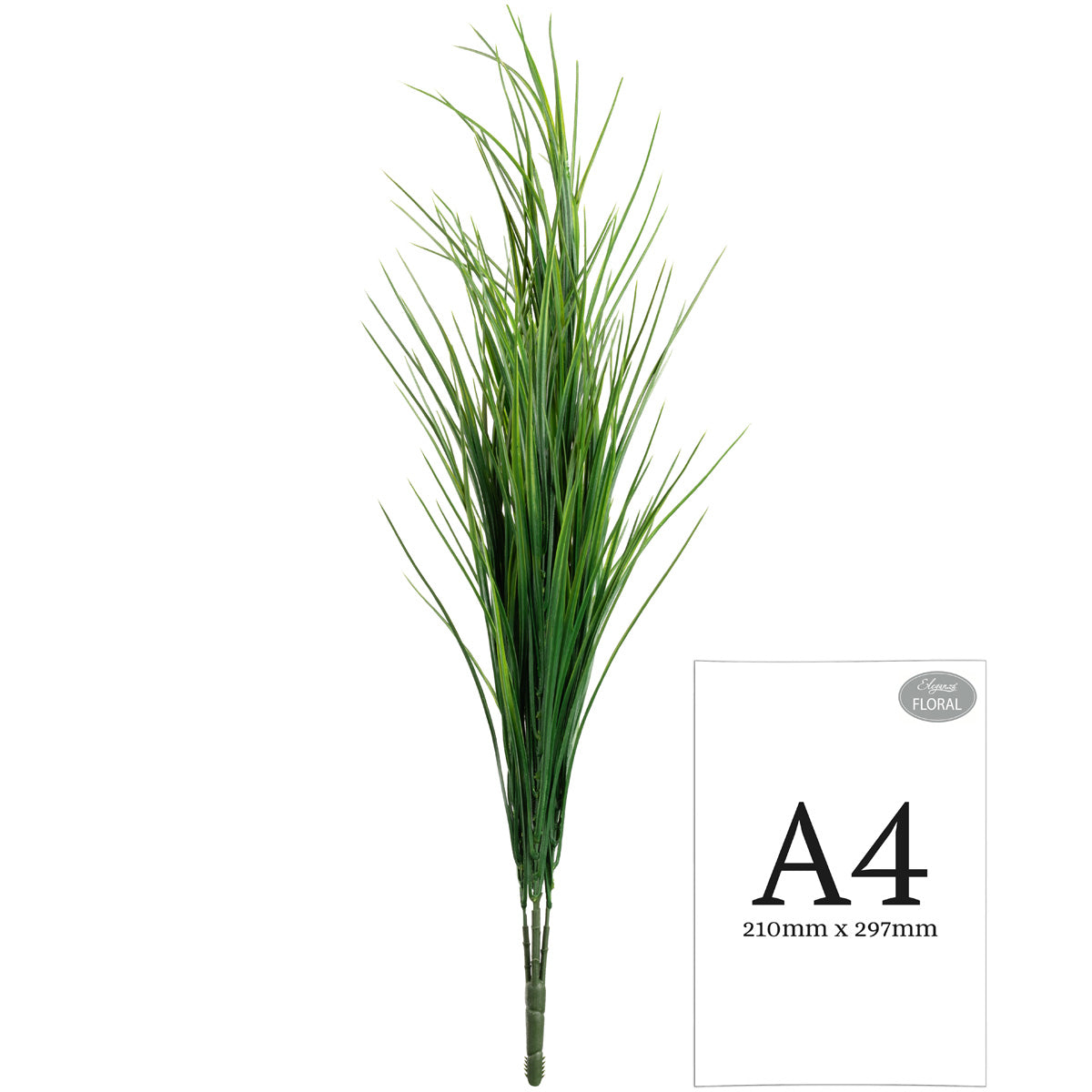 Plastic Grass Bush x 5 Green image 2