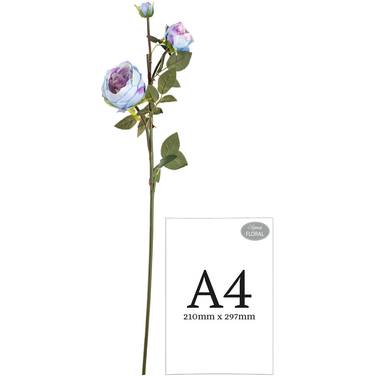 Elizabeth Garden Rose Spray x 3 Blue image 2
