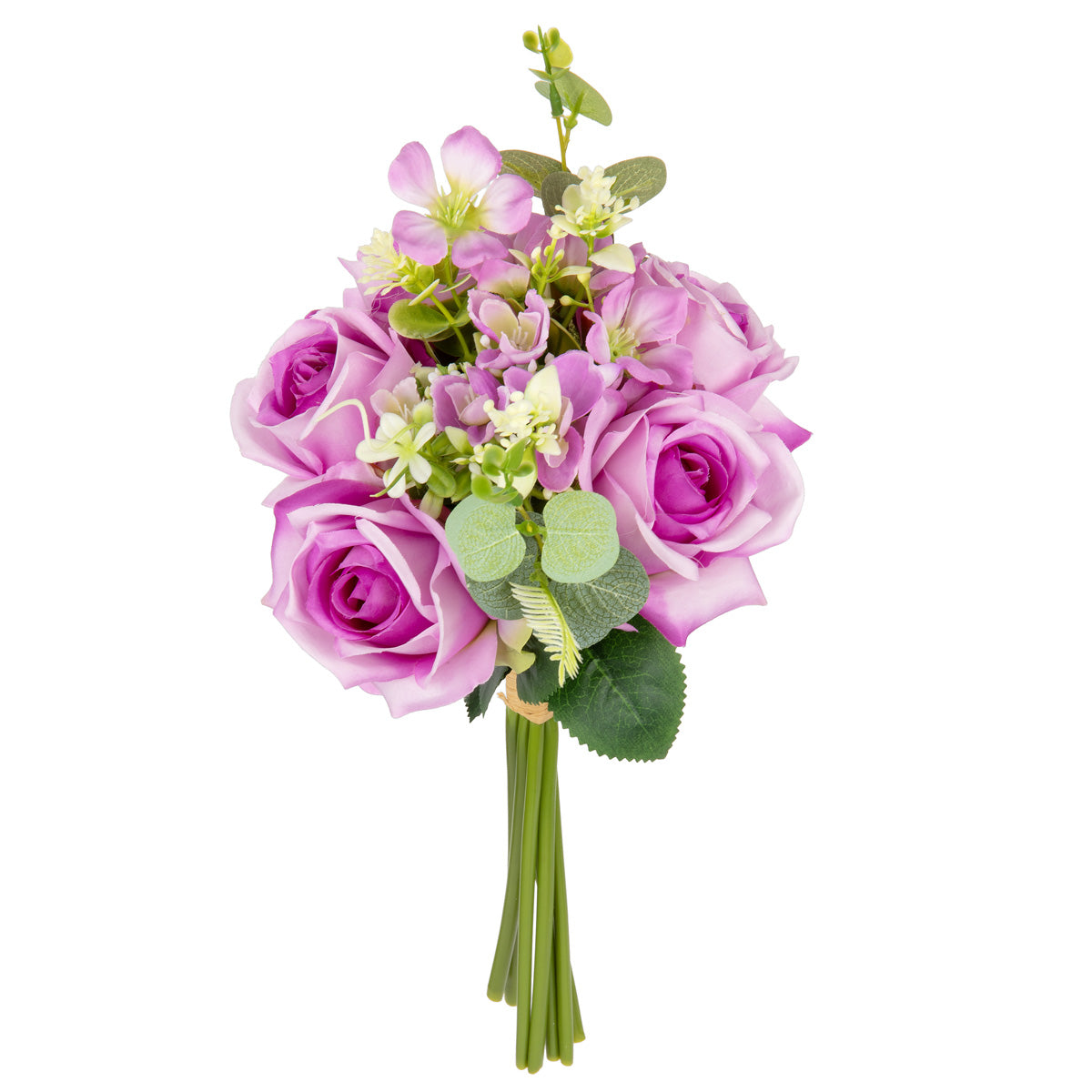 Hand Tied Rose Bunch Lilac image 1