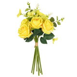 Hand Tied Rose Bunch Yellow image 0