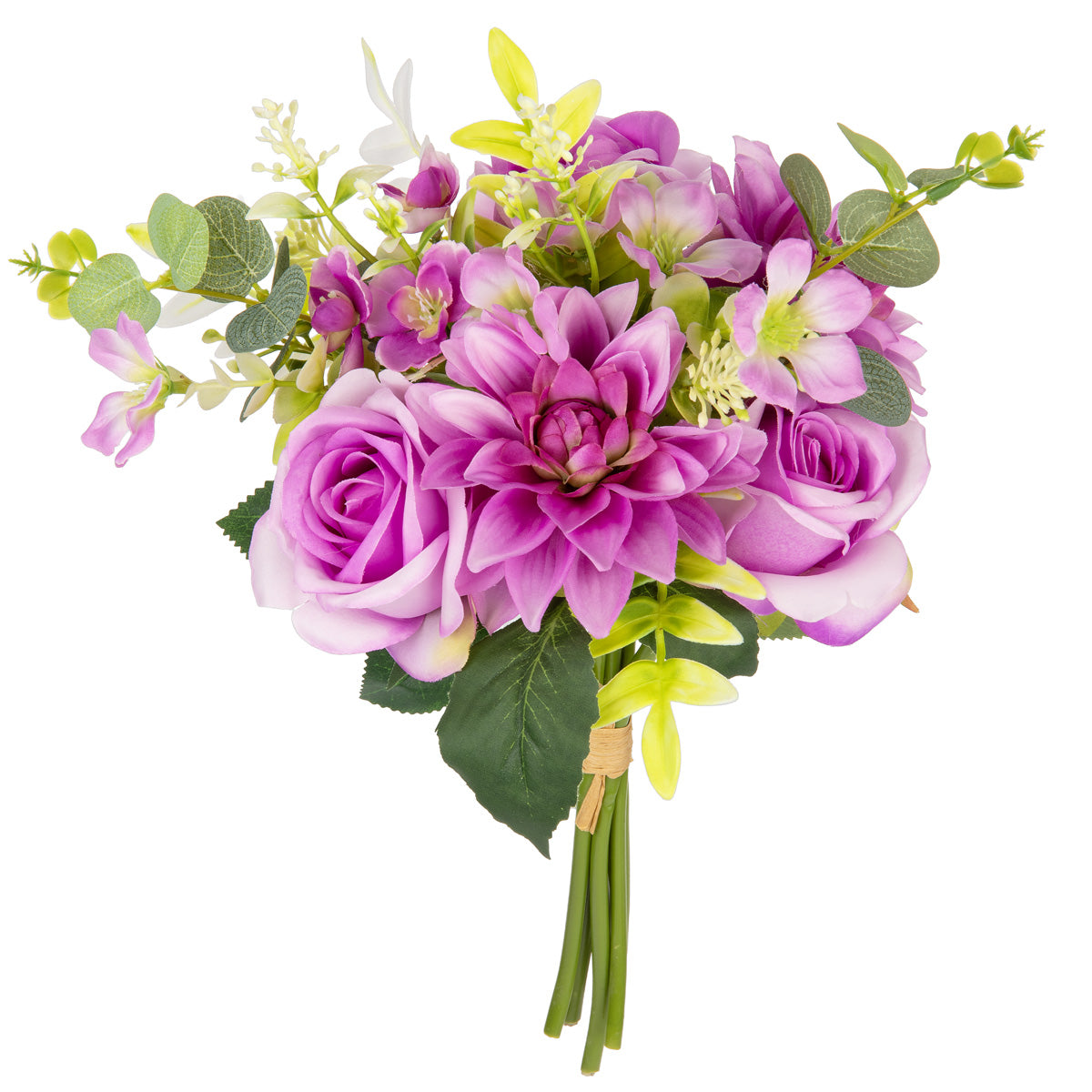 Hand Tied Rose Dahlia Bunch Lilac image 1