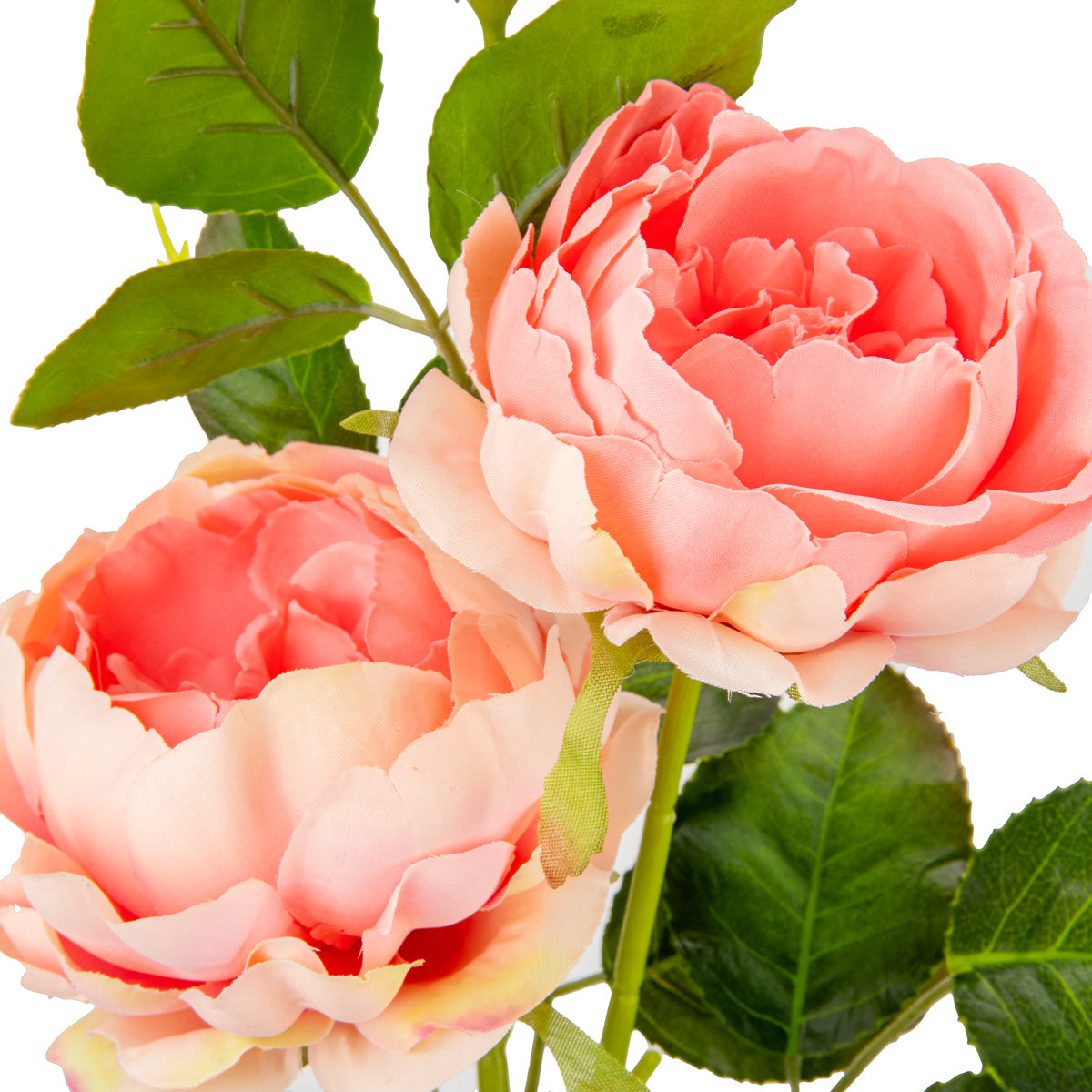 70cm Rose Spray x 3 Peach image 2