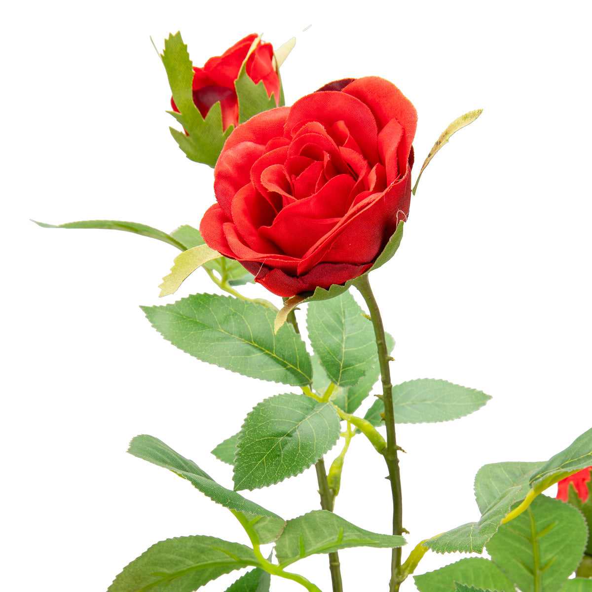 Rose Spray with 6 heads Dark Red image 2