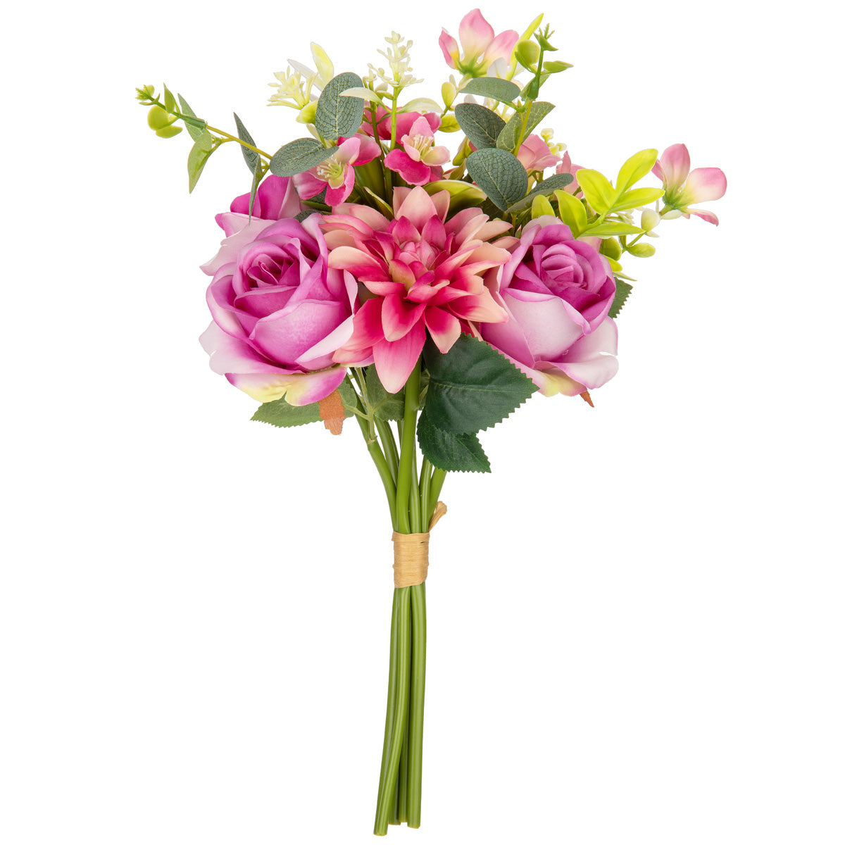 Hand Tied Rose Dahlia Bunch Lilac Pink image 0