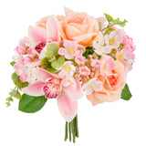 37cm Rose and Orchid Bouquet Light Pink image 1