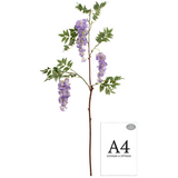 Wisteria Spray x 3 Heads Violet image 1