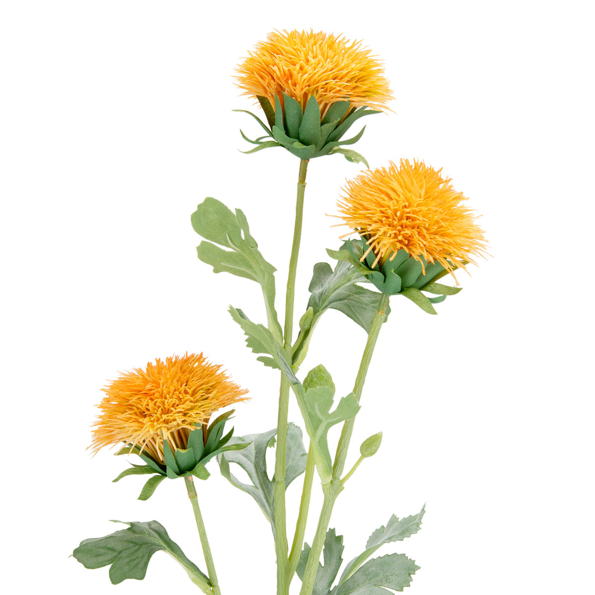 68cm Thistle Spray x 3 Orange image 1