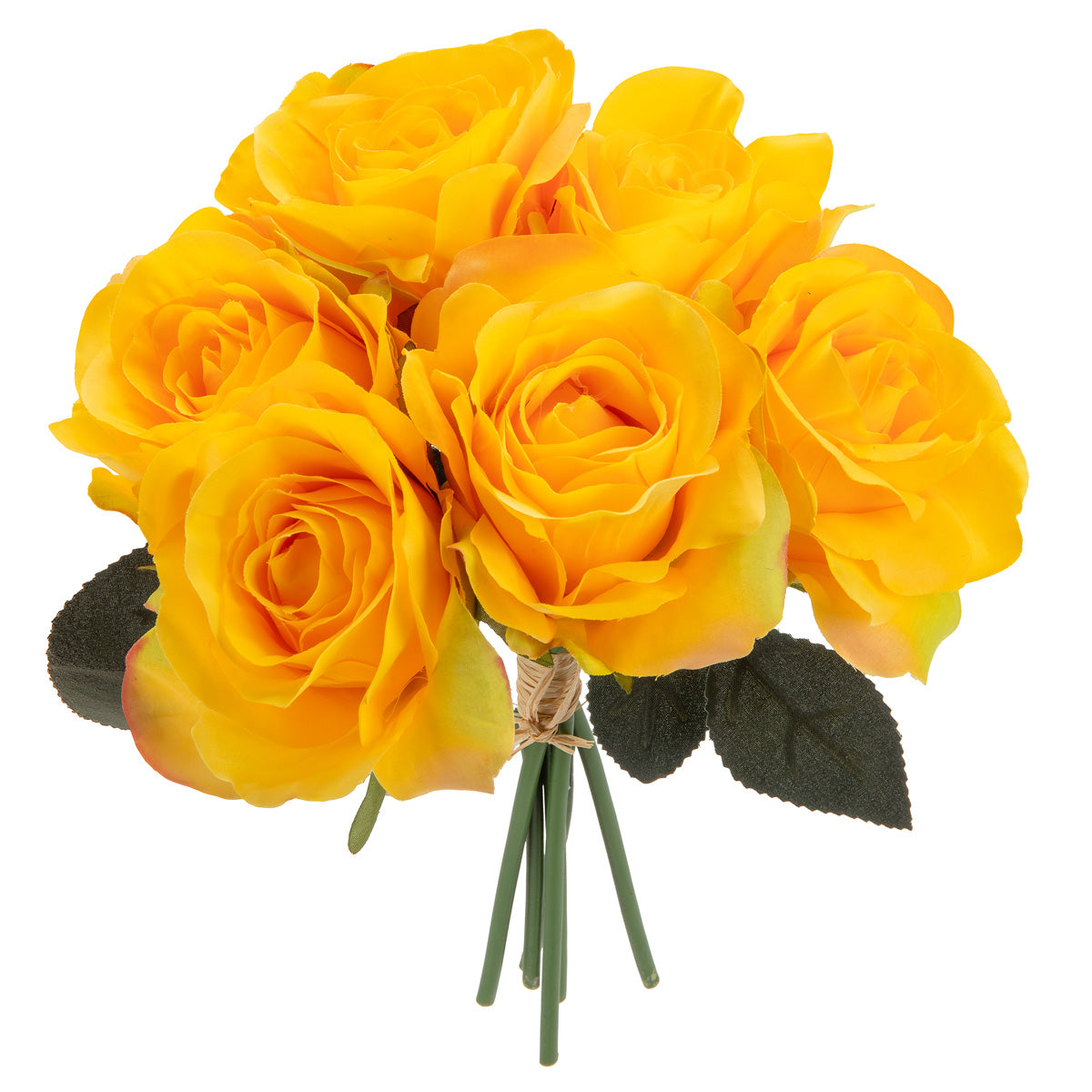 Eugenie Rose Bunch x 6 Orange image 1