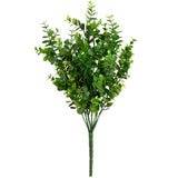 Plastic Eucalyptus Bush Large x 9 Green image 0