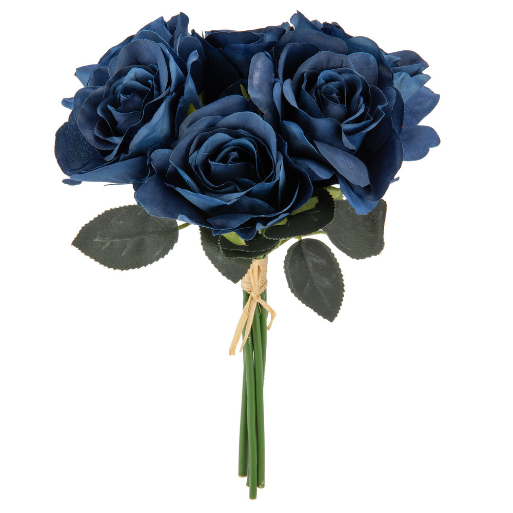 Eugenie Rose Bunch x 6 Navy Blue image 0