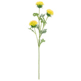 68cm Thistle Spray x 3 Yellow image 0