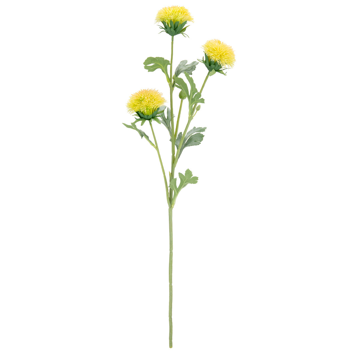 68cm Thistle Spray x 3 Yellow image 0