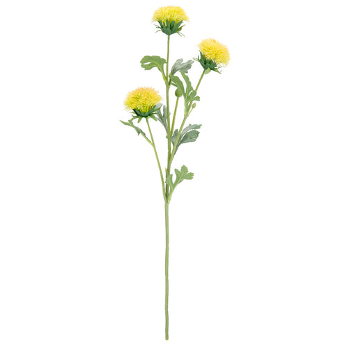 68cm Thistle Spray x 3 Yellow image 0
