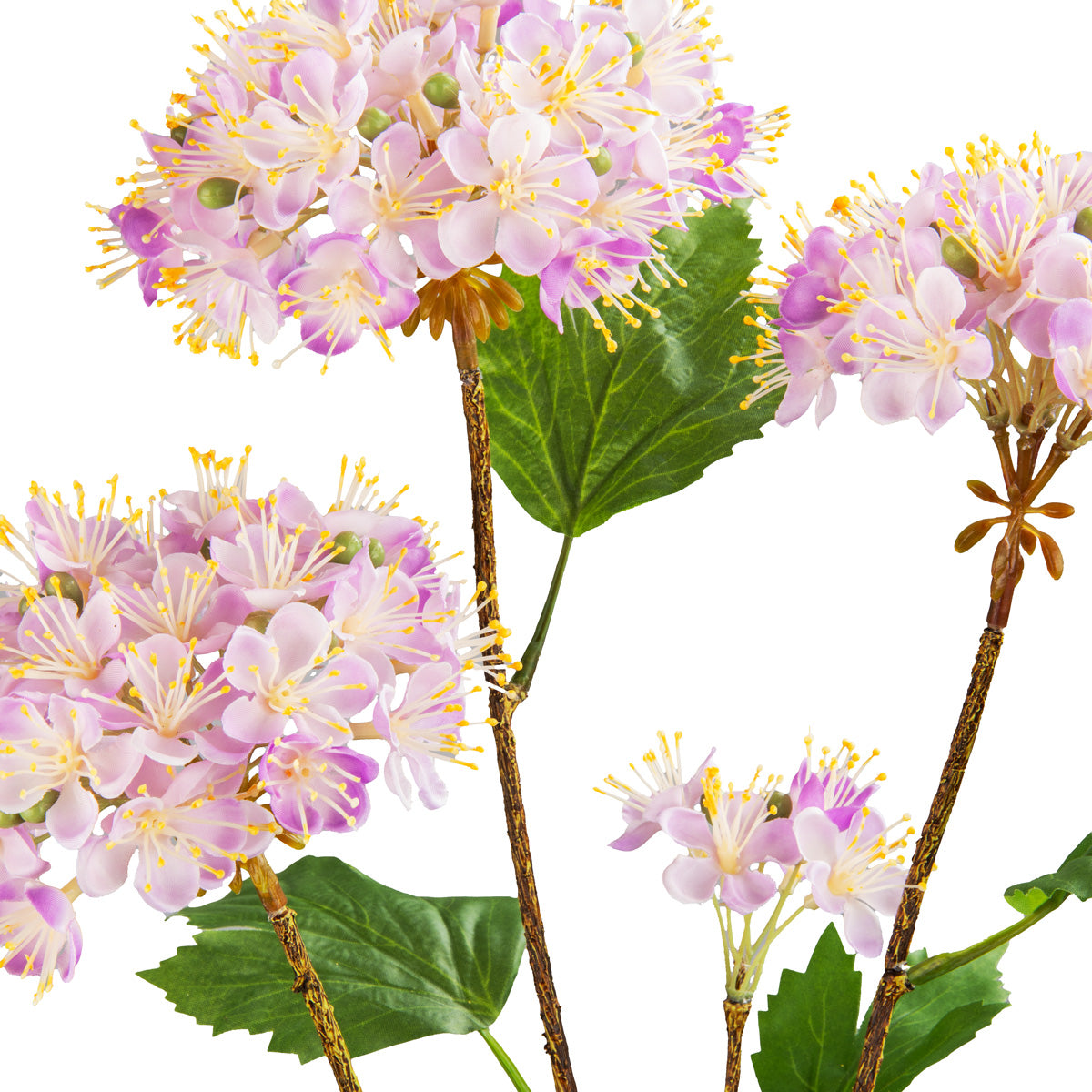 75cm Viburnum Spray x 4 Light Lilac image 1
