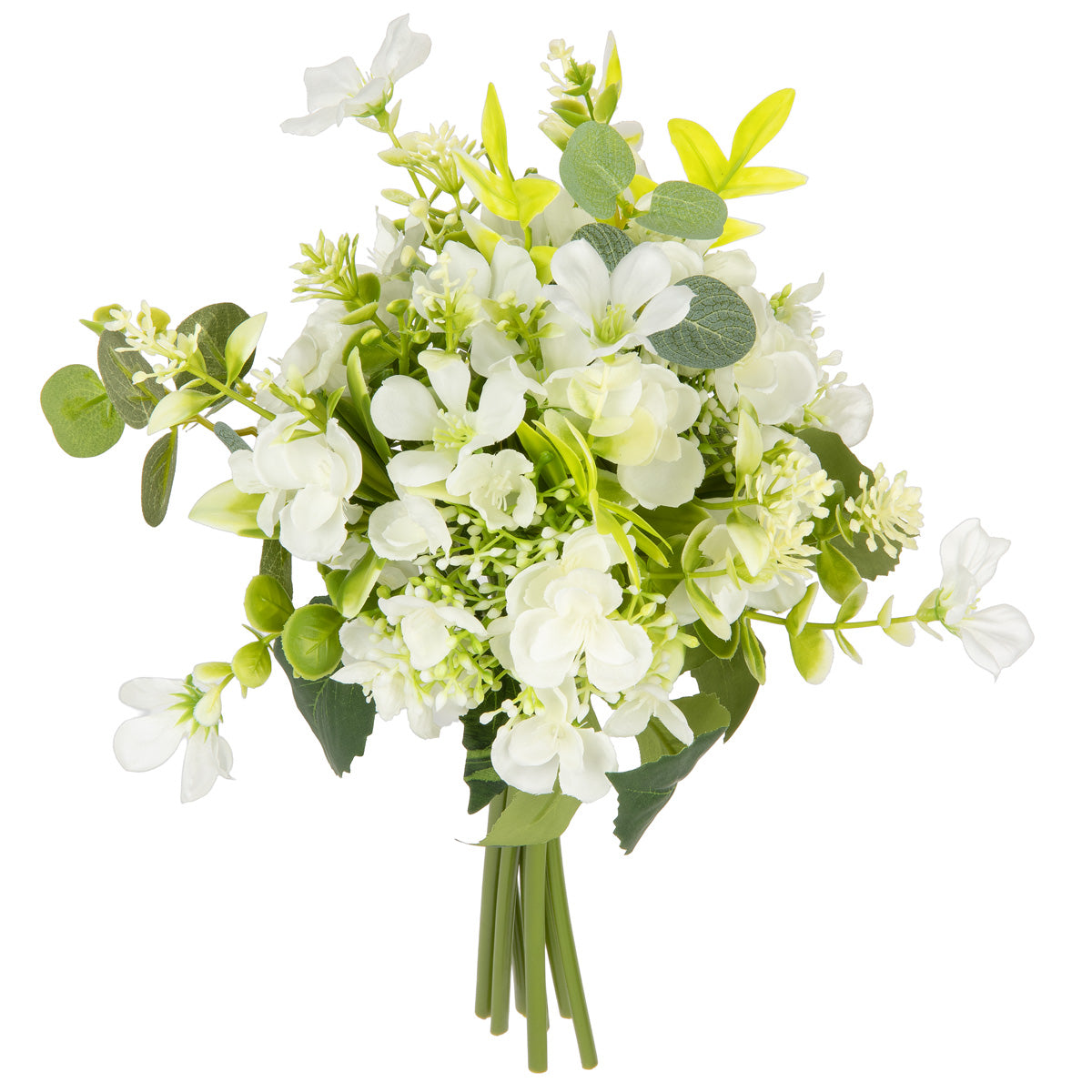 Hand Tied Hydrangea Bunch White image 1