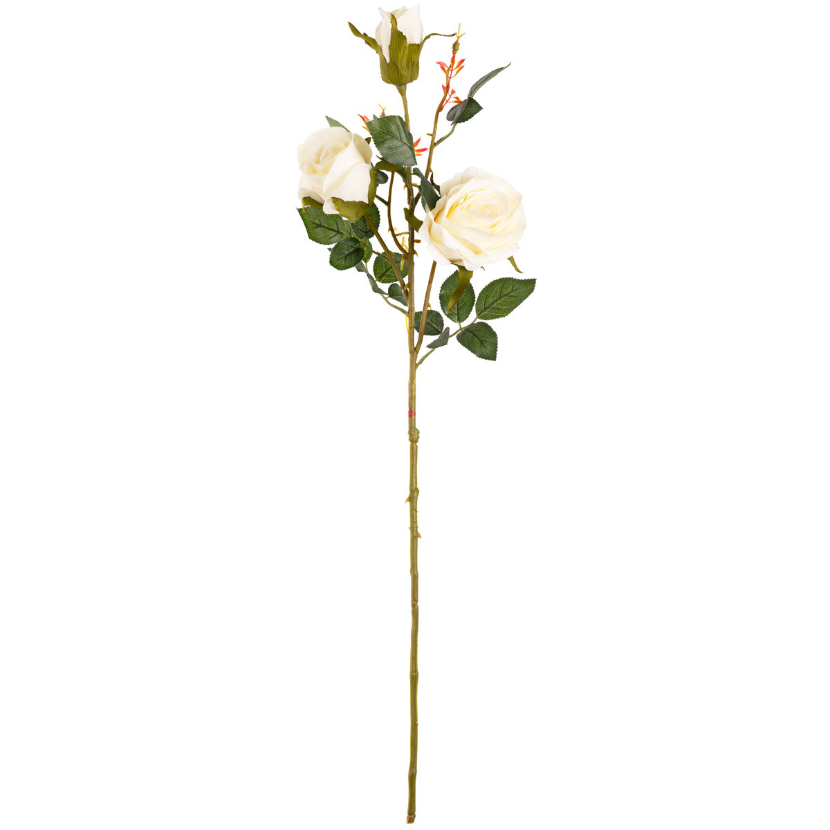 Large Charlotte Rose Spray x 3 Cream image 0