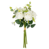 Hand Tied Rose Bunch White image 0