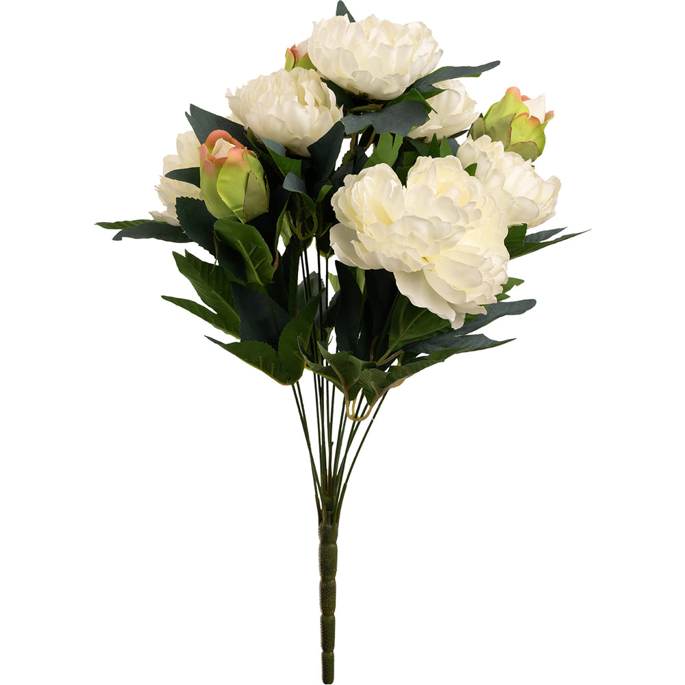 Peony 48cm Bush Ivory image 0