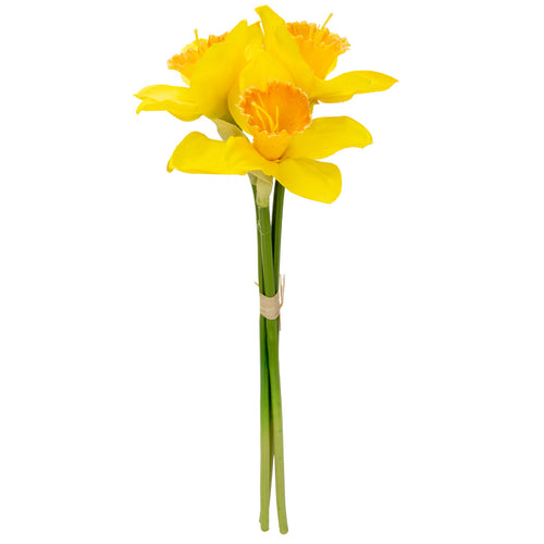 16" Daffodil Bouquet x 3 Heads Yellow image 0