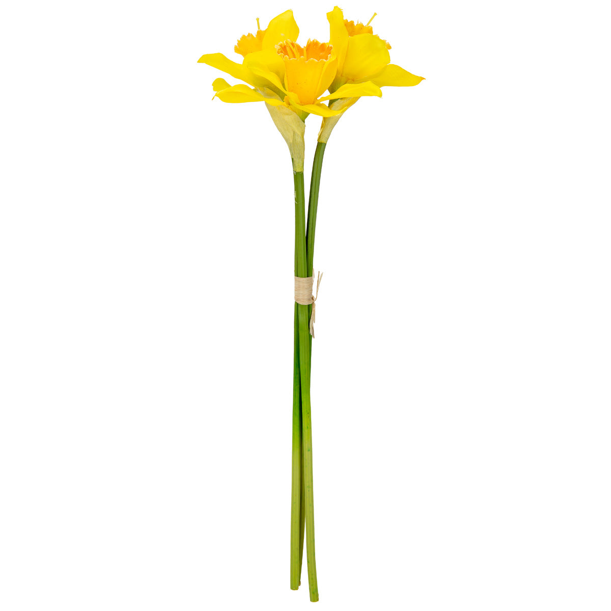 16" Daffodil Bouquet x 3 Heads Yellow image 3